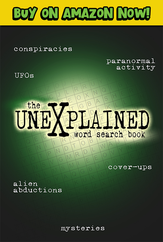 the uneXplained wordsearch puzzle book for teens and adults
